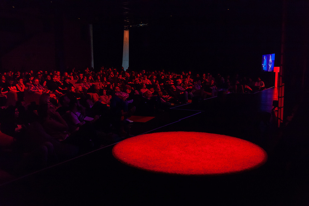 Sonja on the TEDx stage on 20th March